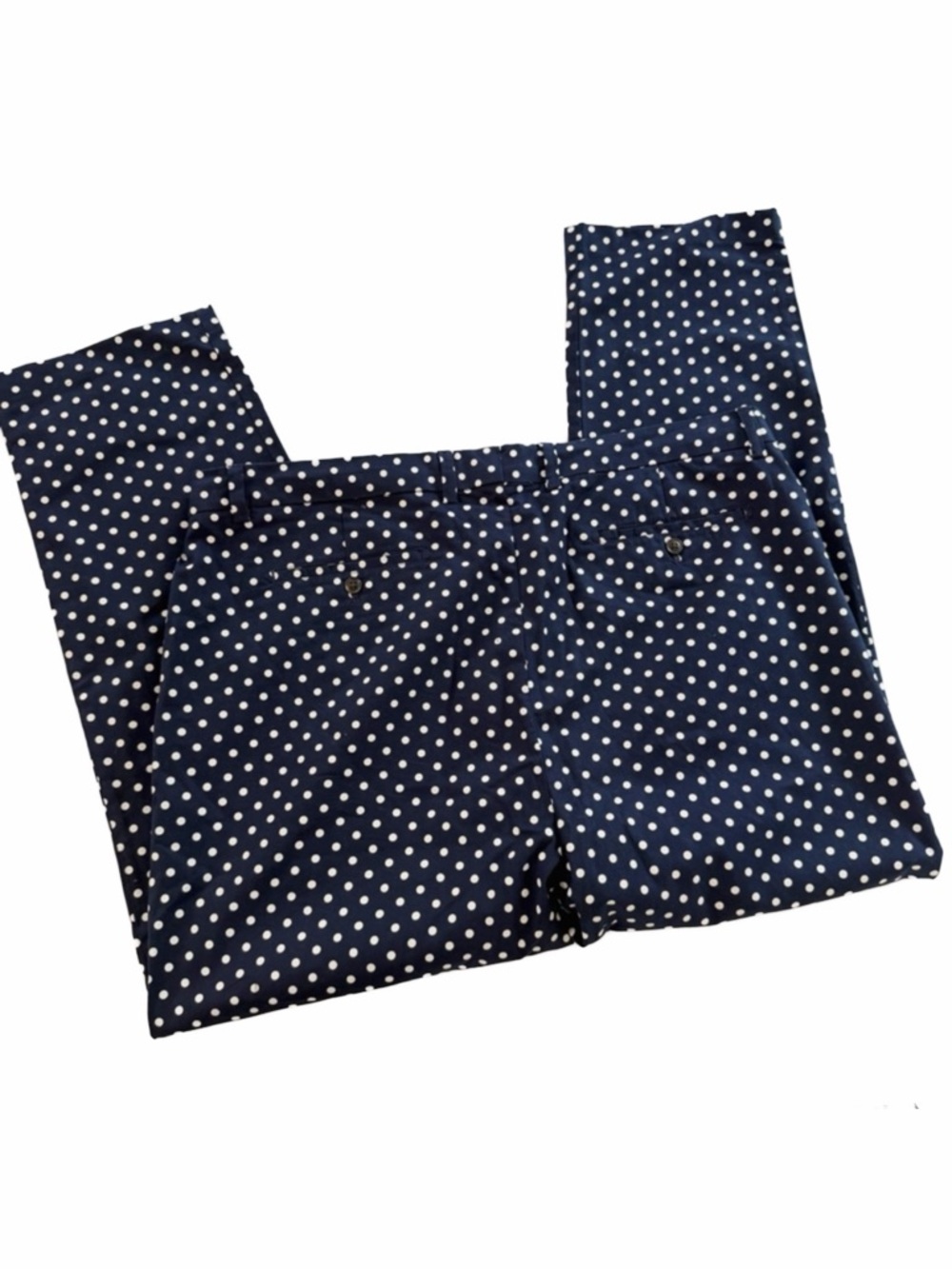 Vineyard Vines Pants Mens 40 x 30 Kentucky Derby Navy Polka Dot Chino Slacks - Picture 8 of 8